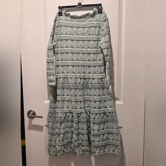 Sundance Soft Blue Lace Dress - Picture 3 of 3